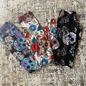 Sugar skull leggings ONE SIZE